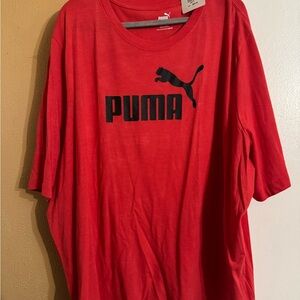 PUMA Men's Red T-Shirt